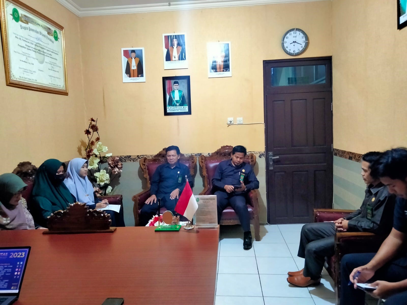 Pengadilan Agama Pulang Pisau Laksanakan Rapat Terbatas Mengenai Persiapan Sidang Keliling Tahun 2023 2