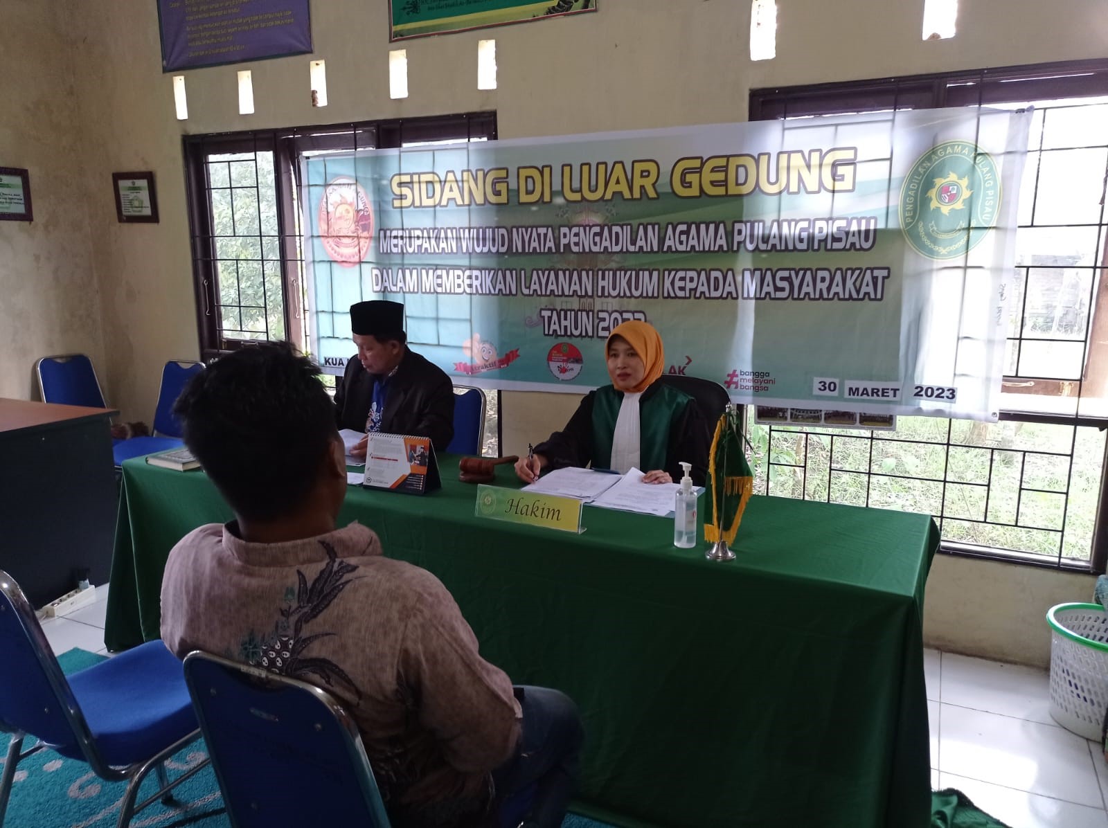 Sidang Di Luar Gedung Pengadilan Agama Pulang Pisau di KUA Kecamatan Jabiren Raya 2